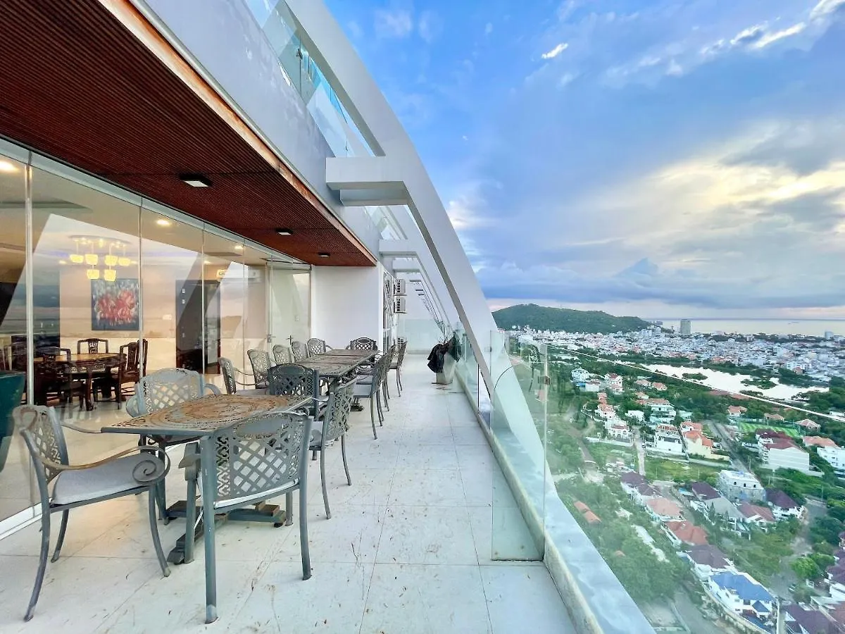 Lägenhet Penthouse 4Pn Sea View Near The Beach Vung Tau